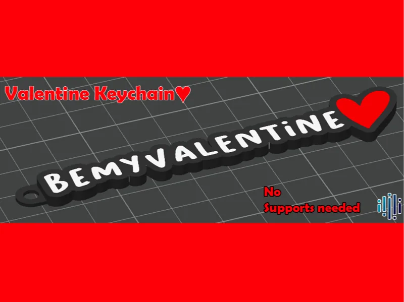 Be my Valentine Keychain