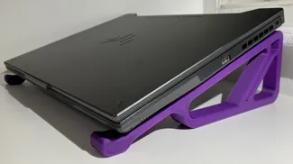 Laptop stand-industrial style