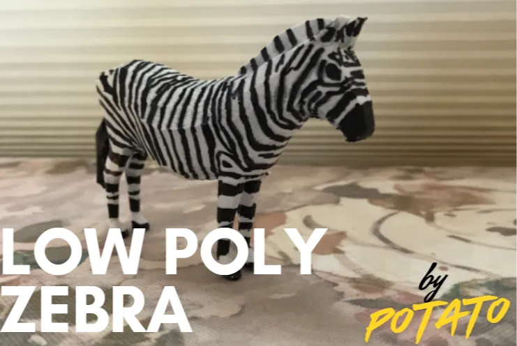Low Poly Zebra