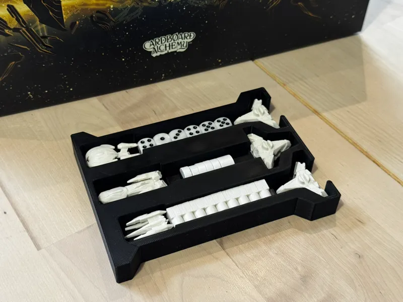 Player tray thicker wooden discs