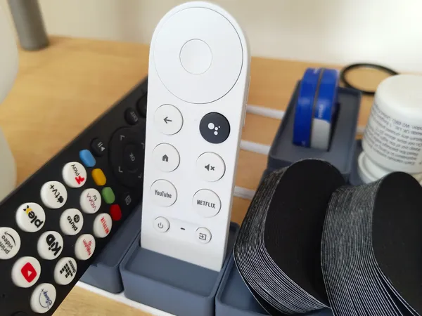 Bac Gridfinity pour télécommande Google TV