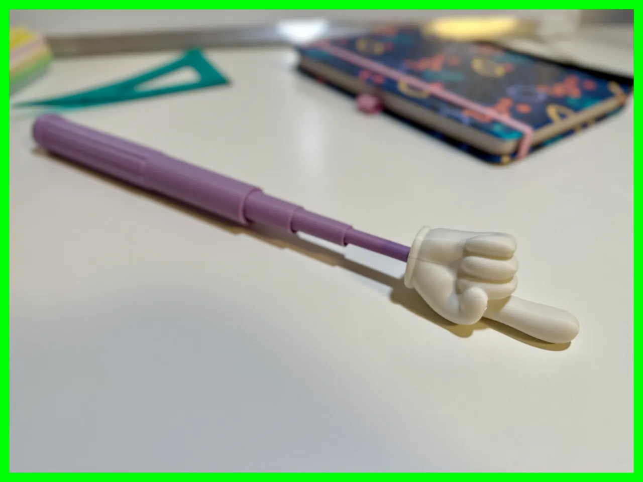 Collapsible Telescopic Pointer With Mini Hand view 4