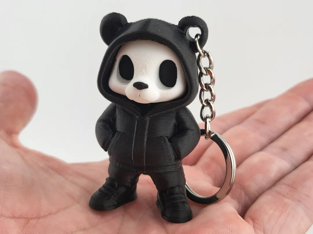Street Panda Keychain halloween Gadgets horror by Mad power MakerWorld: Download Free 3D Models - 3D model önizlemesi
