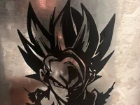 Décoration murale Goku Super Saiyan — photo 2