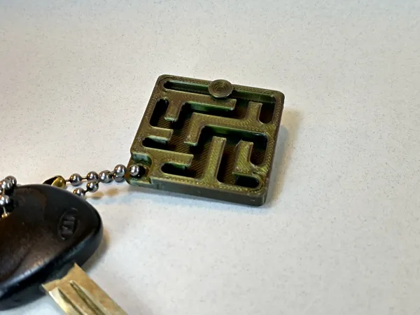 Labyrinthe de poche (impression sans assemblage)