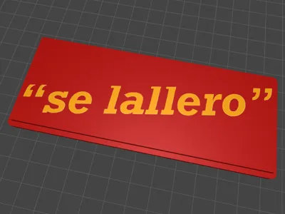Roman ''se lallero'' keychain