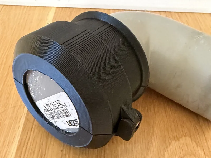 Auszugssicherung für DN50 und DN40 HT-Rohre