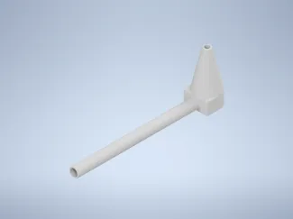 Boiler Flue Testing Attachment - Long Spout