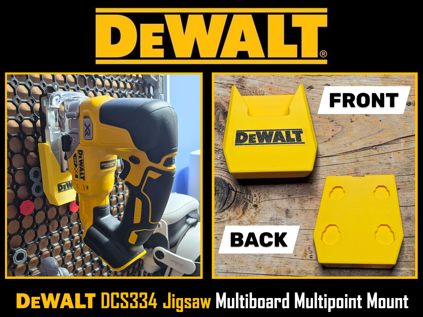 DeWALT DCS334 Jigsaw Multiboard Multipoint Mount