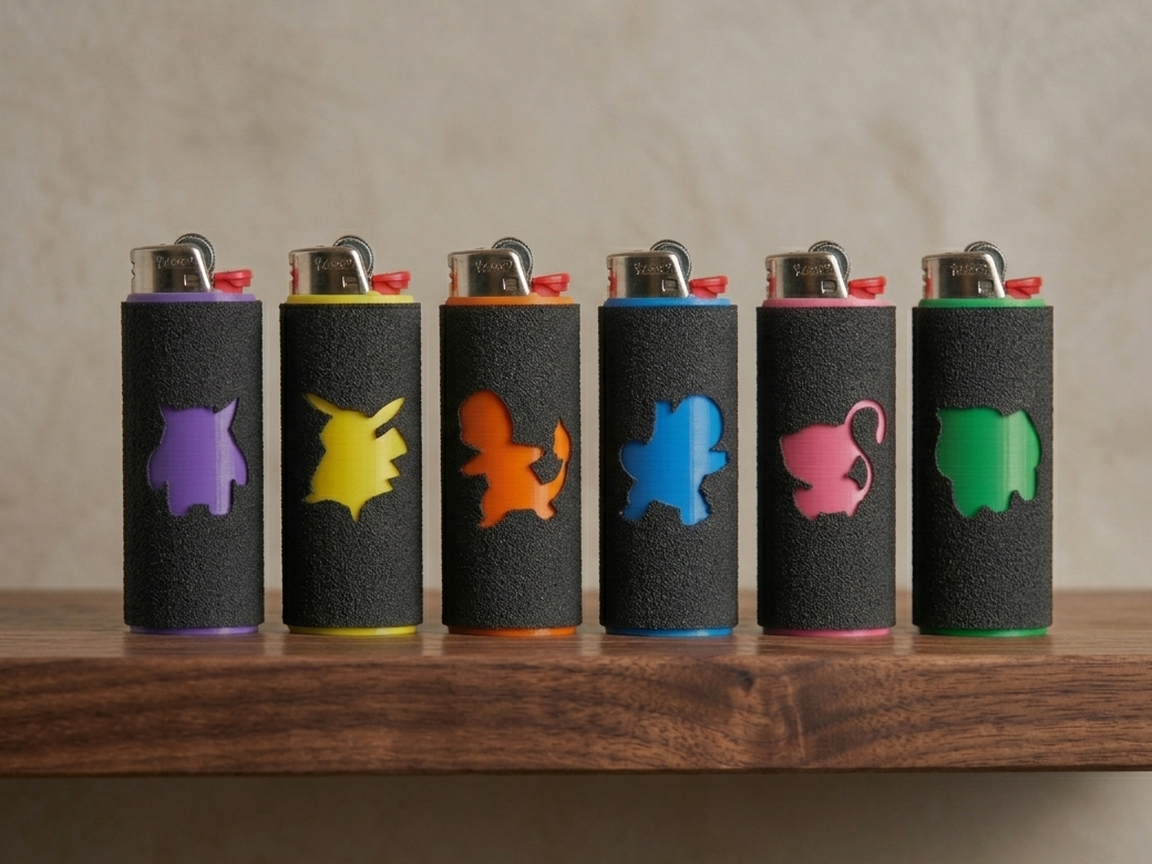 Pokémon BIC Lighter Case Sleeve Collection Cover