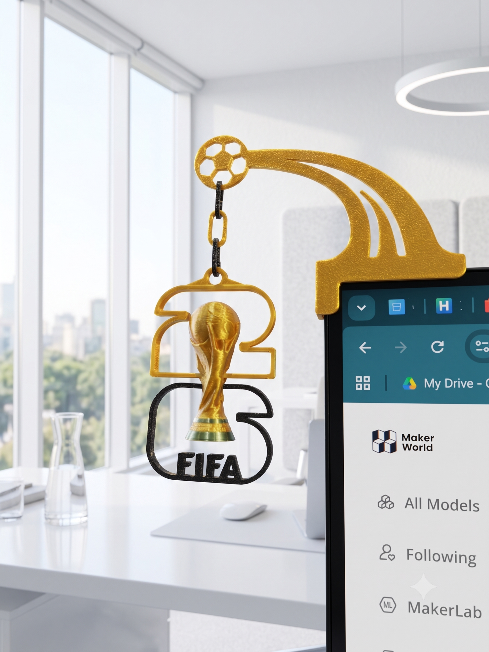 Miniatura 9 do modelo 3D Ultra-Detailed World Cup Trophy Replica