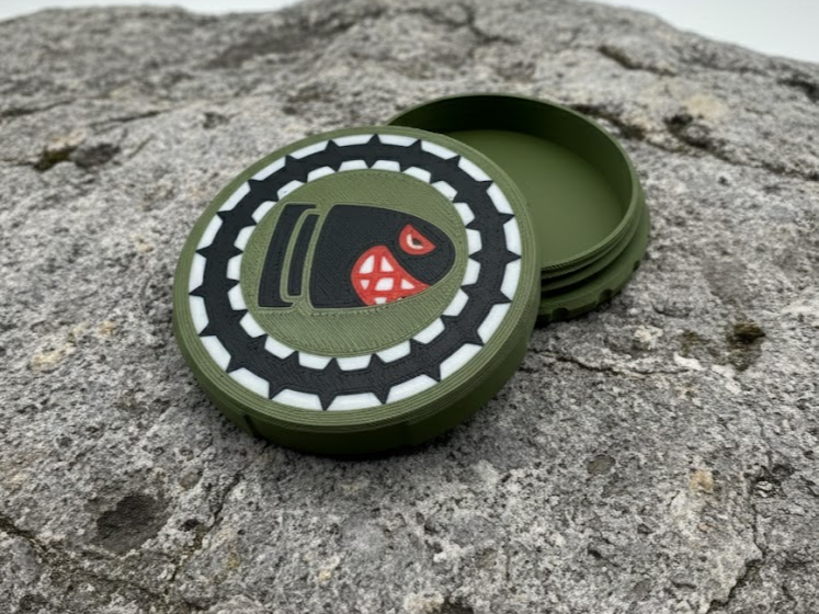 Slim EDC Pocket Container- Bullet Bill
