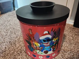 Popcorn Bucket Trash Funnel Lid