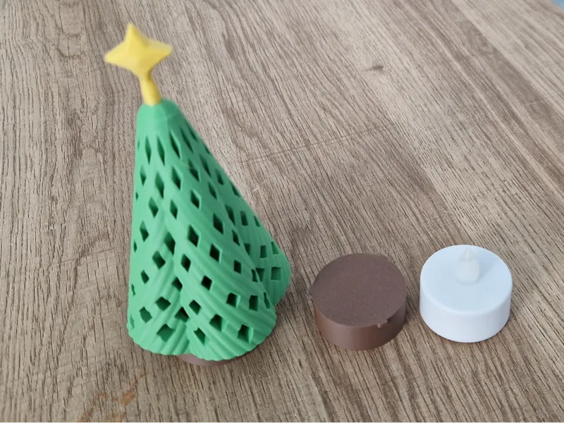 Xmas tree teelight