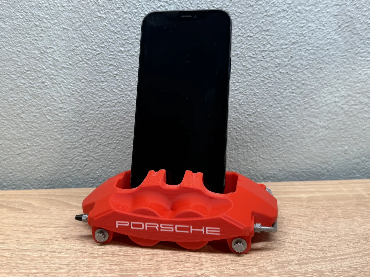 PORSCHE caliper smartphone stand view 2
