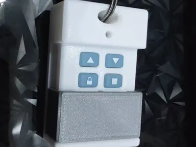 Rolling shutter remote control housing