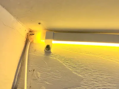 LED strip mounting clips