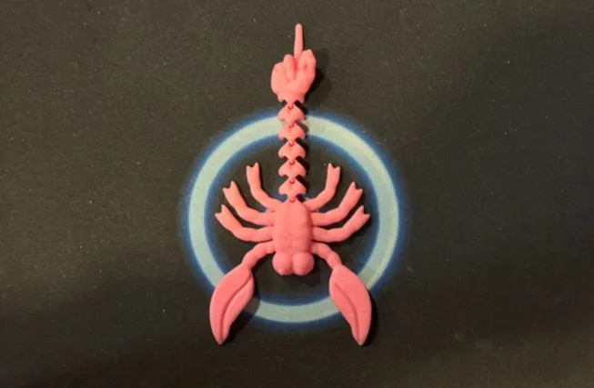 Scorpion Articulated Middle Finger - No SUPPORTS