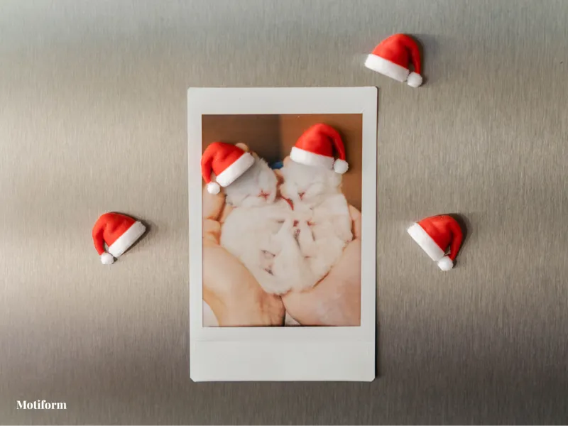 Christmas Santa Hat Magnet (Customizable)