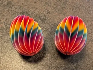 Hanging Easter Egg Straight & Swirled Strats