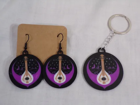 Dungeons & Dragons Class Emblem Keychain Earrings view 3