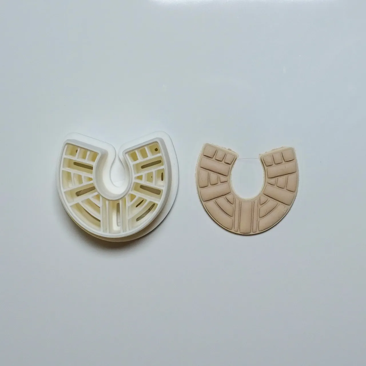 Ornamental Polymer Clay Cutter Earrings view 2