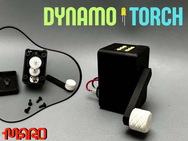 Dynamo Torch / Electric Generator with Bambu part