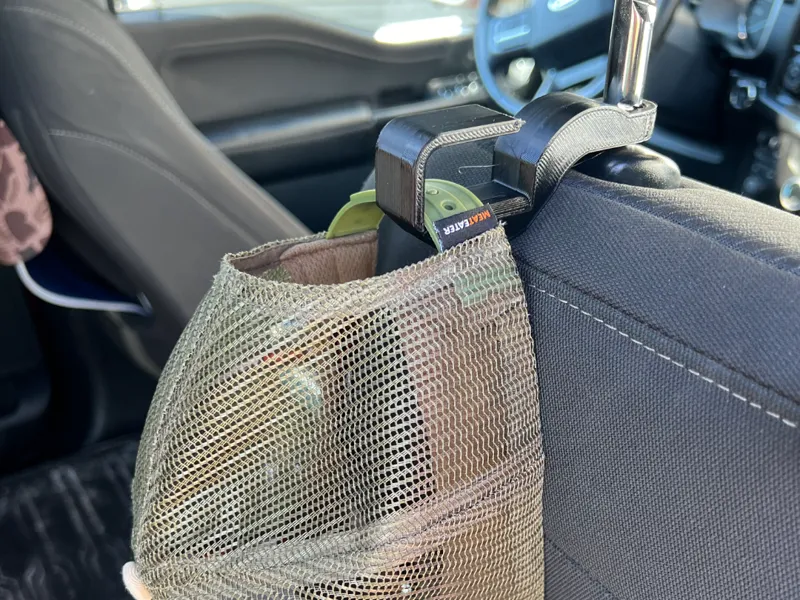 Headrest Hat Hangar (Wind Proof)