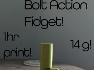 Mini Bolt Action Sniper Fidget