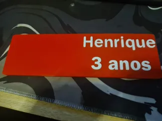 Placa base para nome