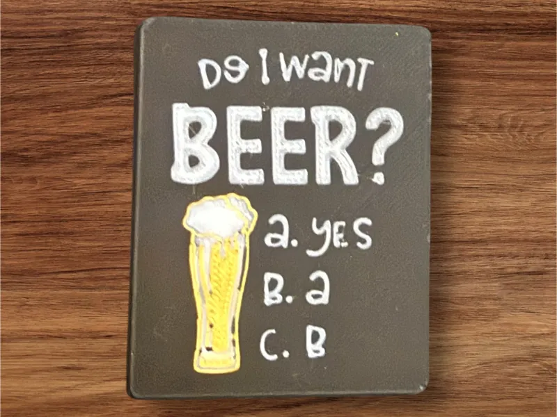 Logo Do i want beer ?