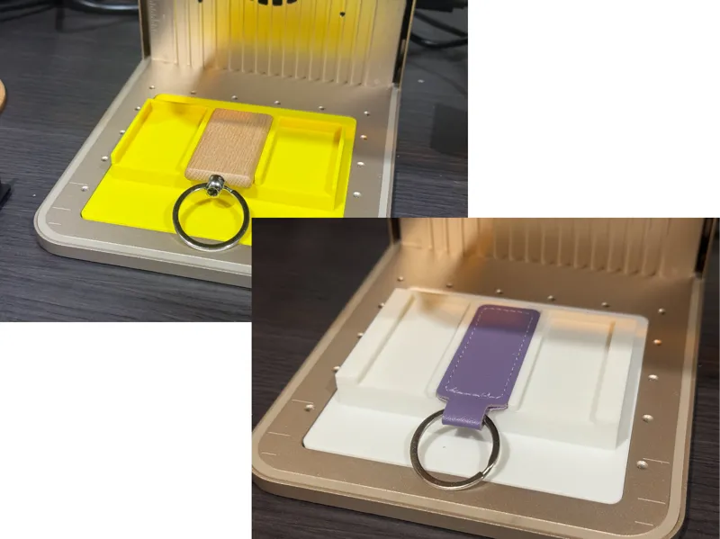 xTool F2 and F1 Keyring Jigs (55x30x7 & 60x25x2)