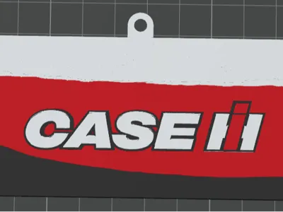 case IH logo key chain.