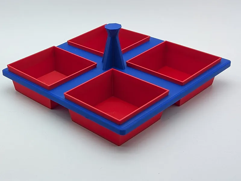 Work/project boxes with carry tray