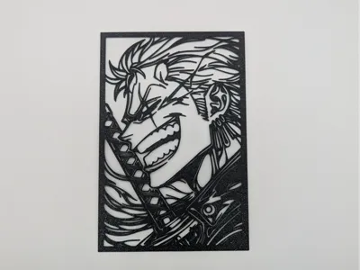 Zoro Wall Art / Roronoa Zoro Wall Art