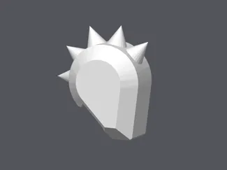 Dummy 13 Spike Mohawk Head
