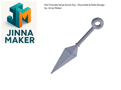 Kid-Friendly Ninja Kunai Toy