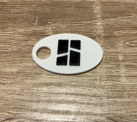 Bambu Lab oval keychain - Free 3D Print Model - MakerWorld