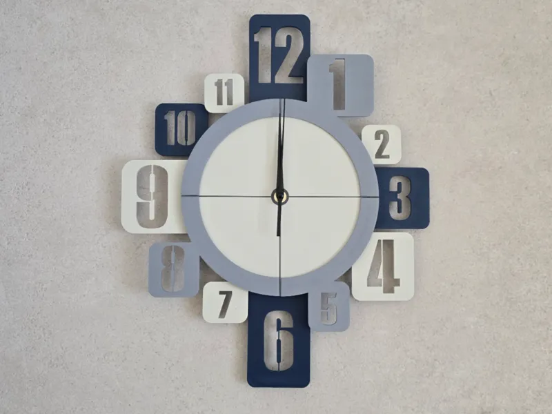 OROLOGIO DA PARETE 3D - NO AMS