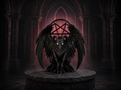 Raven Gargoyle – Dark Winged Guardian