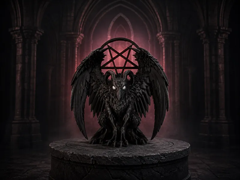 Raven Gargoyle – Dark Winged Guardian