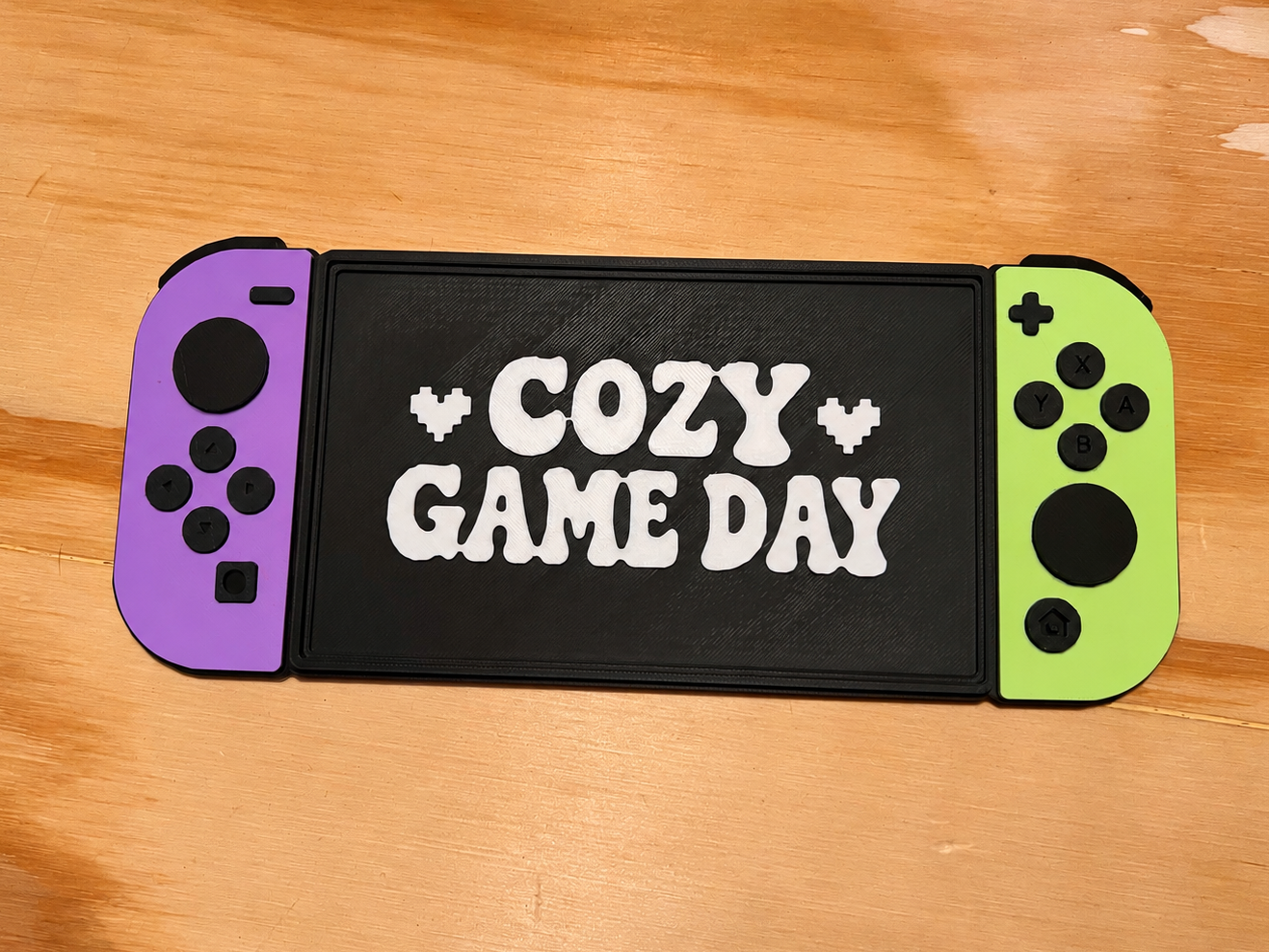 Cozy Game Day | Gaming Wall Sign 3D model