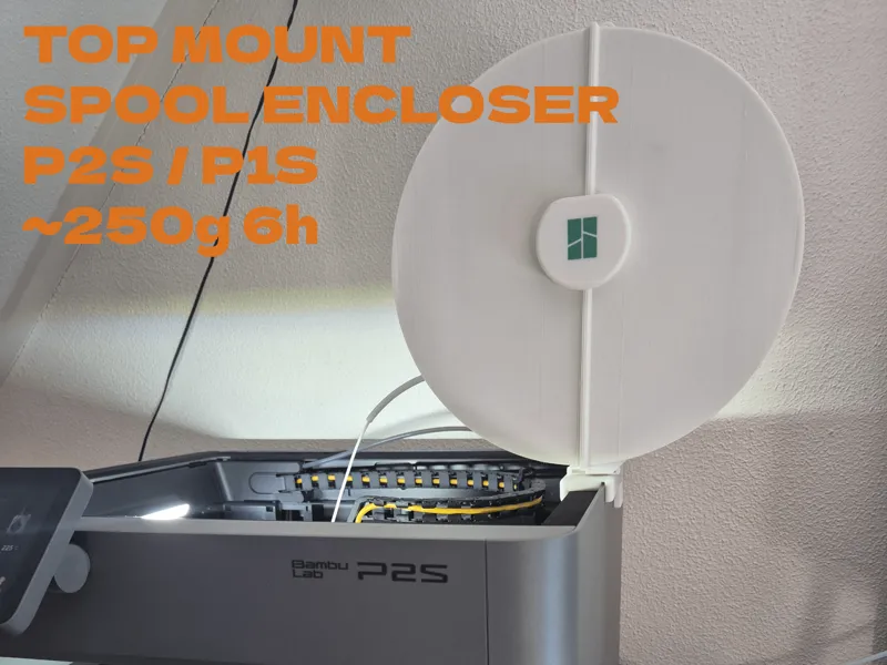 Top Mount Spool Encloser P2S / P1S