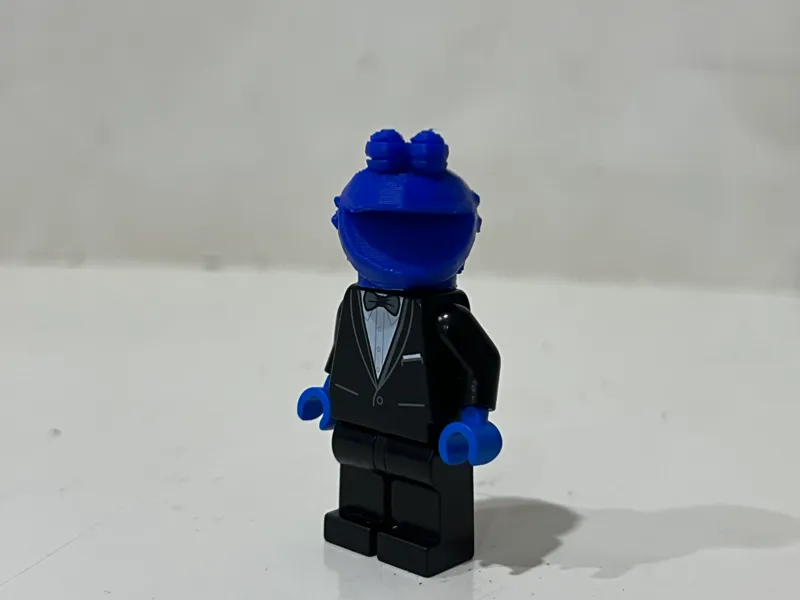 Brick Cookie Monster Head