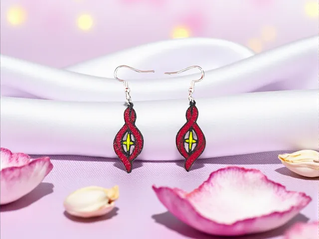 Precious jewel earrings