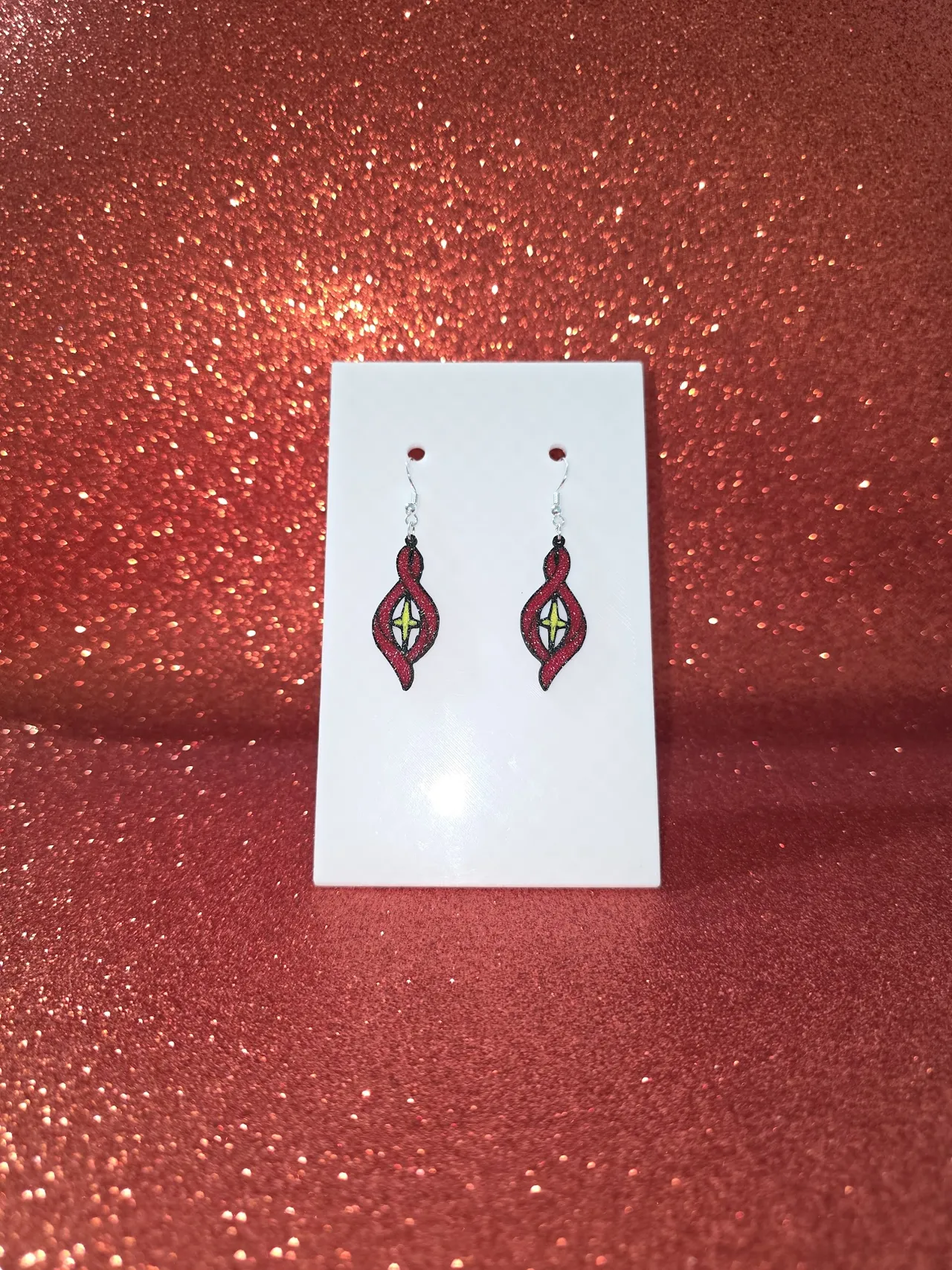 Precious jewel earrings view 2