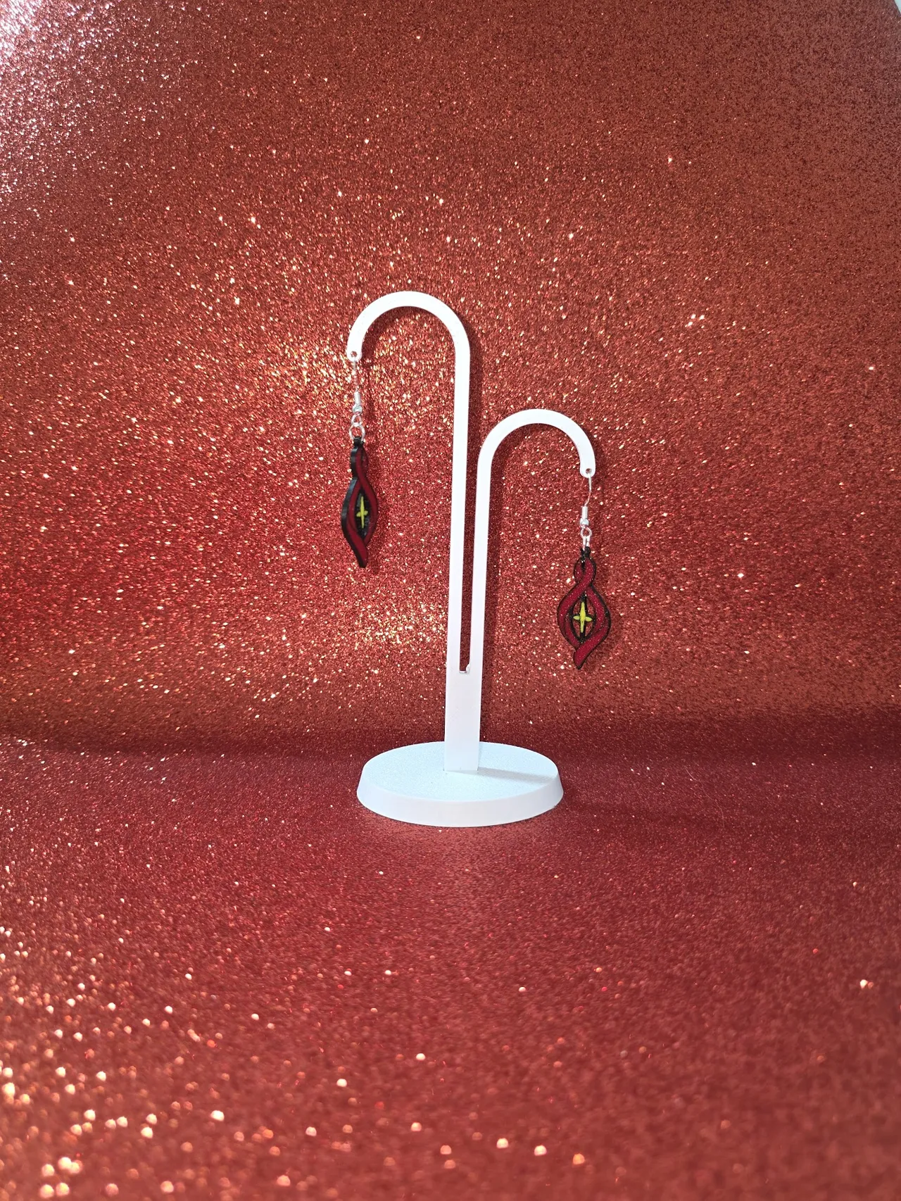 Precious jewel earrings view 3