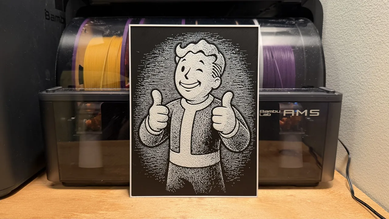 Fallout Vault Boy HueForge view 2
