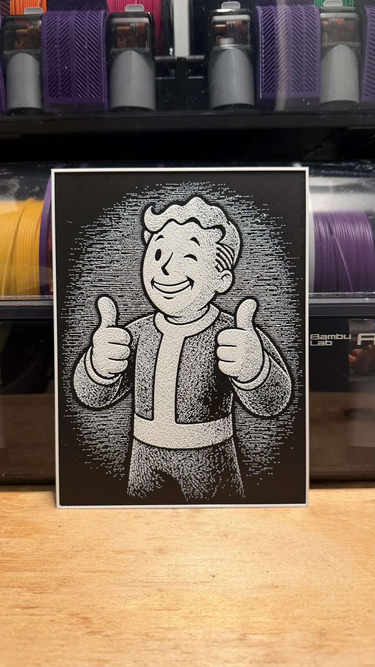 Fallout Vault Boy HueForge view 3