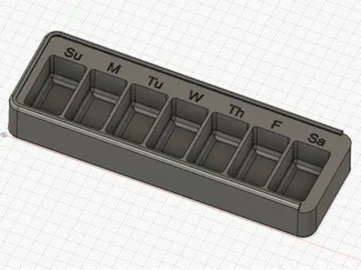 Weekly Pill Box (Oversized)